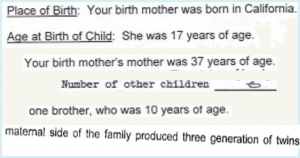 Find Birth Family Census